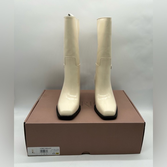 Sarto by Franco Sarto A-Vance Vanilla PU Mid-Calf Boots Size 6.5M, New with Box - Picture 14 of 14